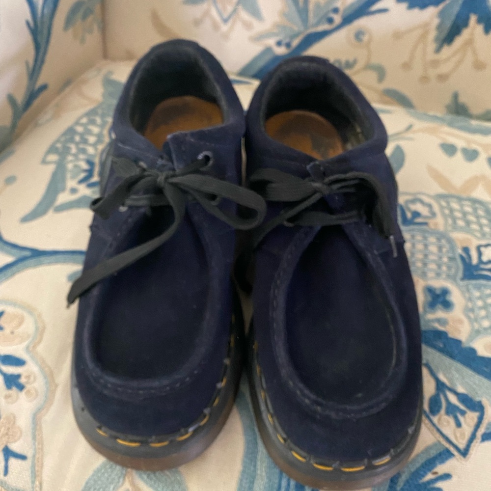 Dr.Martens Taubasa Ysuede Suede Low Tube Shoes.  Rare!  Size 8